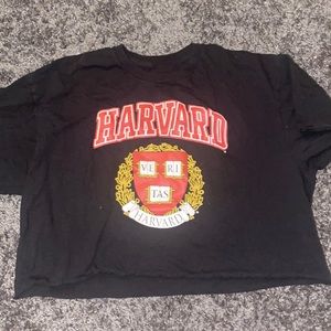 Black crop top
